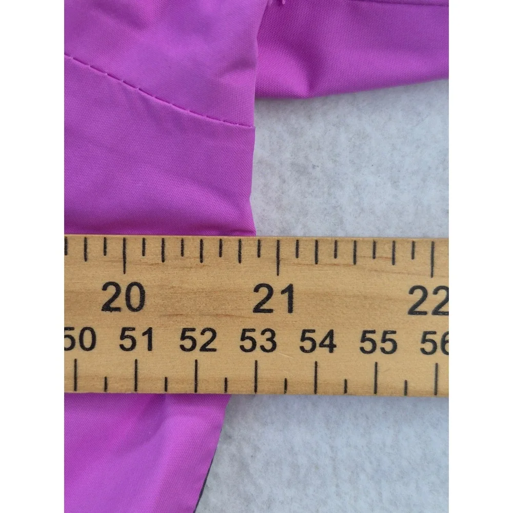 The North Face Resolve Hooded Rain Jacket Girls XL Purple Black